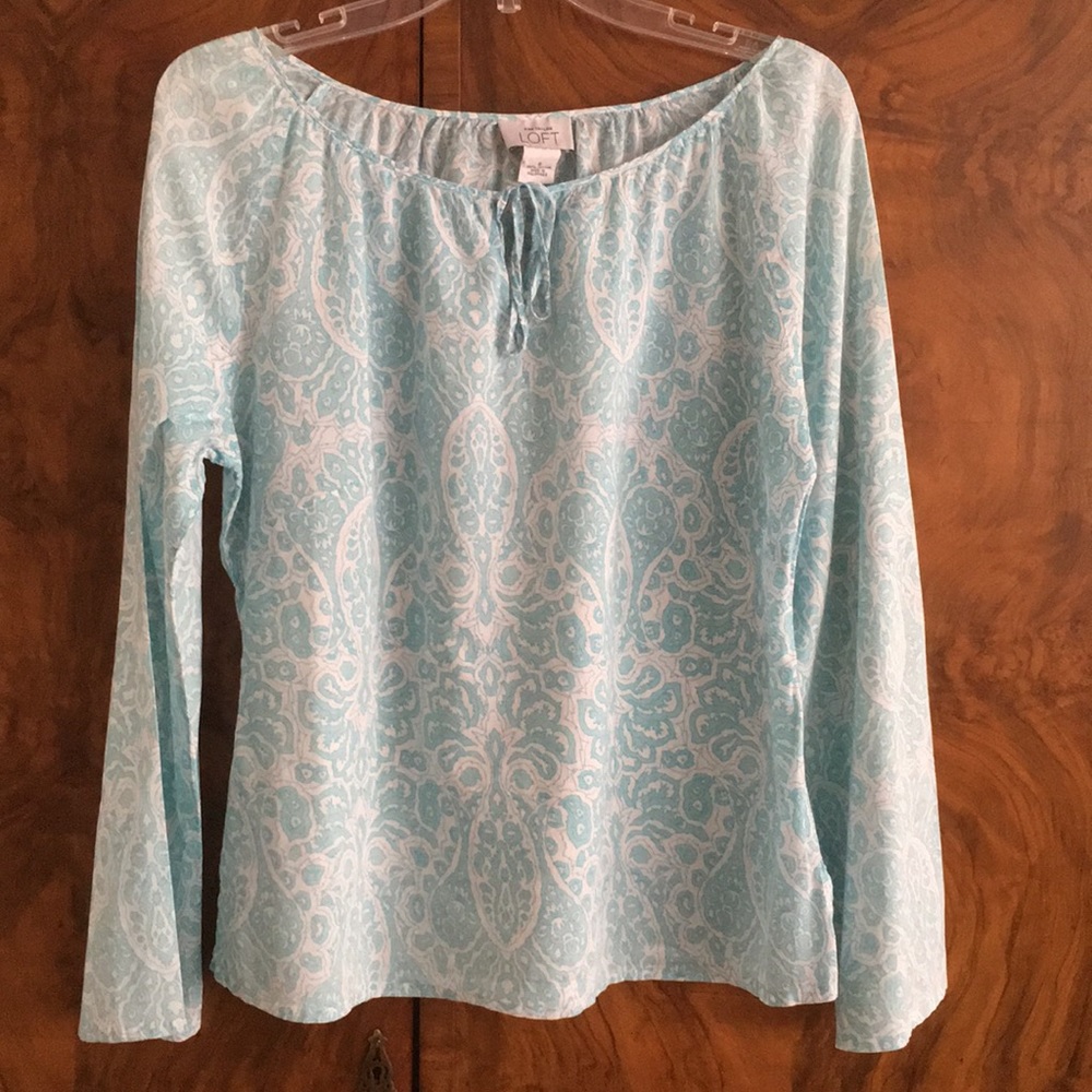 Bell sleeve tunic Ann Taylor Loft size S